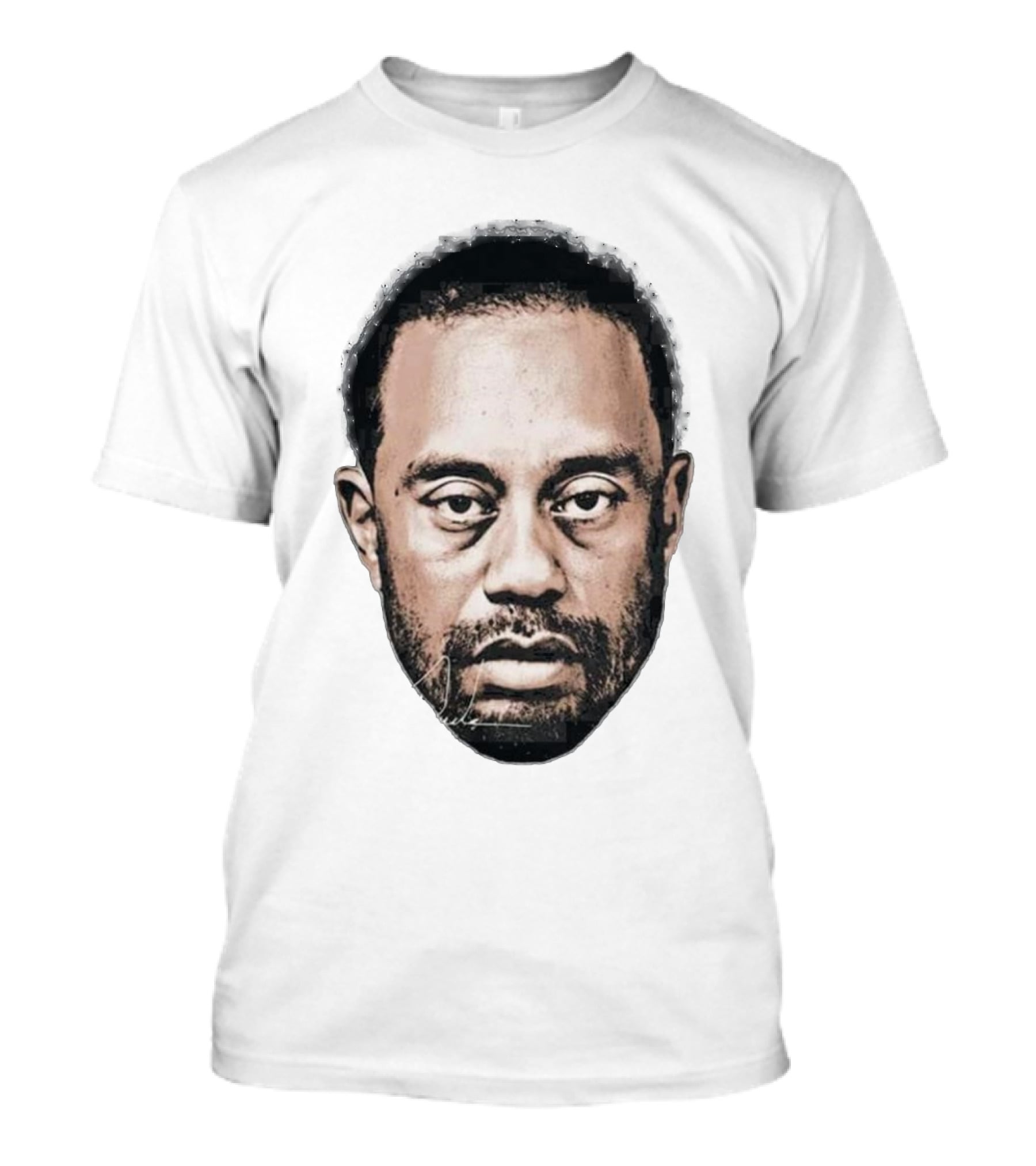 Tiger Woods Face Shot T-Shirt