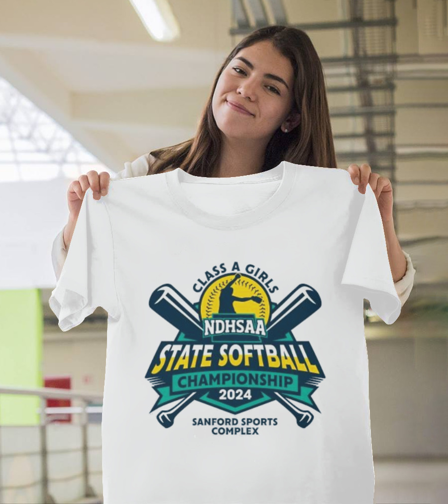 NDHSAA 2024 Class A Girls State Softball Championship Sanford Sports Complex T-Shirt