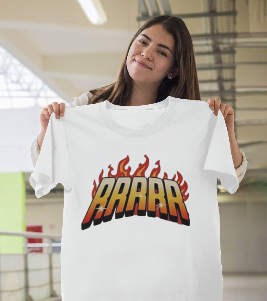 Rrrrrrr Top Slangteez Flames T-Shirt