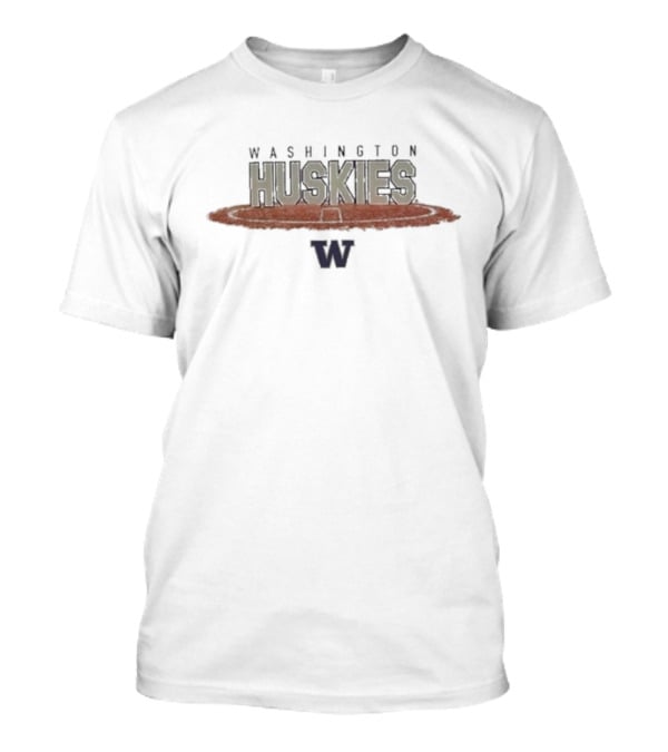 Washington Huskies Softball Pitcher’s Circle W T-Shirt
