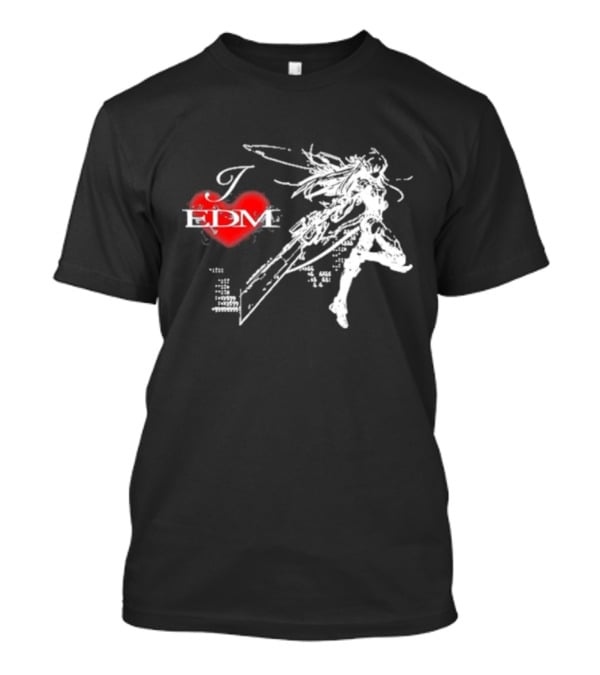 Ninajirachi I Love EDM Cyber Warrior Dance Fusion T-Shirt
