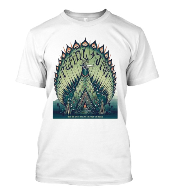 Pearl Jam Deep Sea Diver Event Night 1 May 21 2024 Kia Forum Los Angeles Jeff Soto T-Shirt