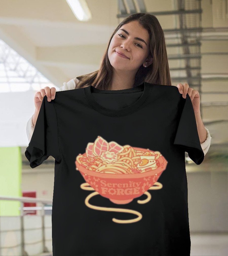 Serenity Forge Anniversary Ramen Noodles Celebration Bowl T-Shirt