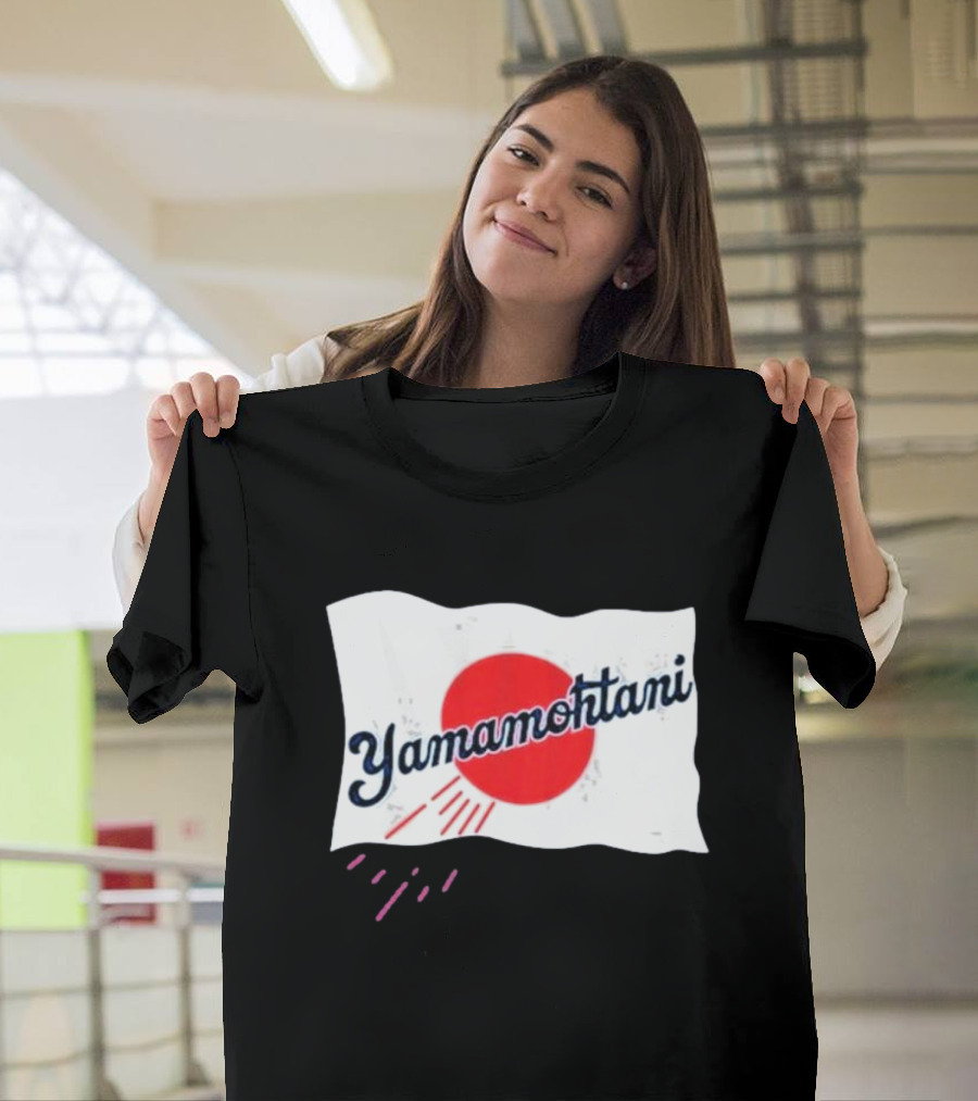 Yamamohtani Rising Sun Japanese Flag Yamamoto T-Shirt