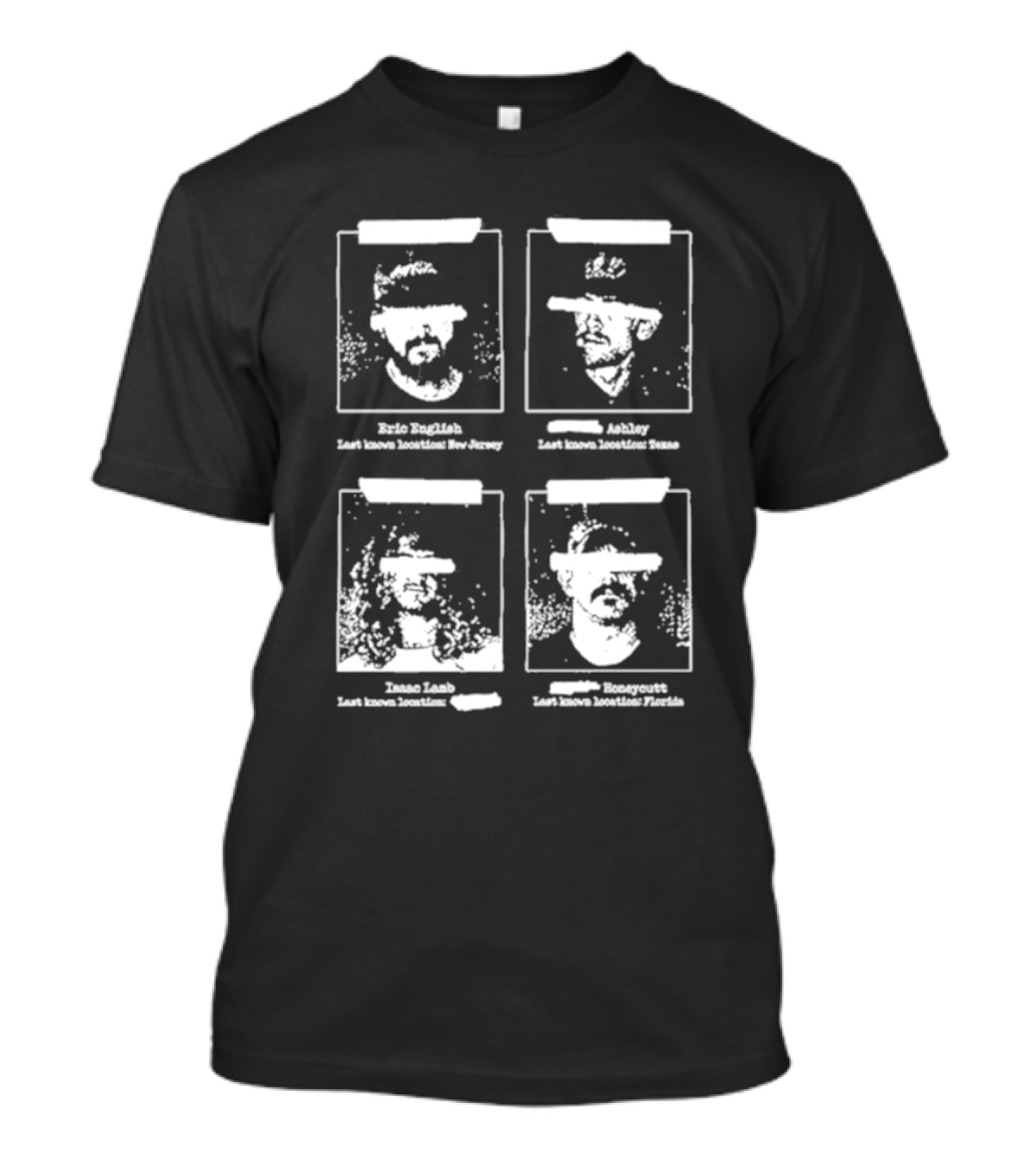 Legacy Kublaikhantx Eric English Isaac Lamb Ashley Honeycutt Texas Florida New Jersey T-Shirt