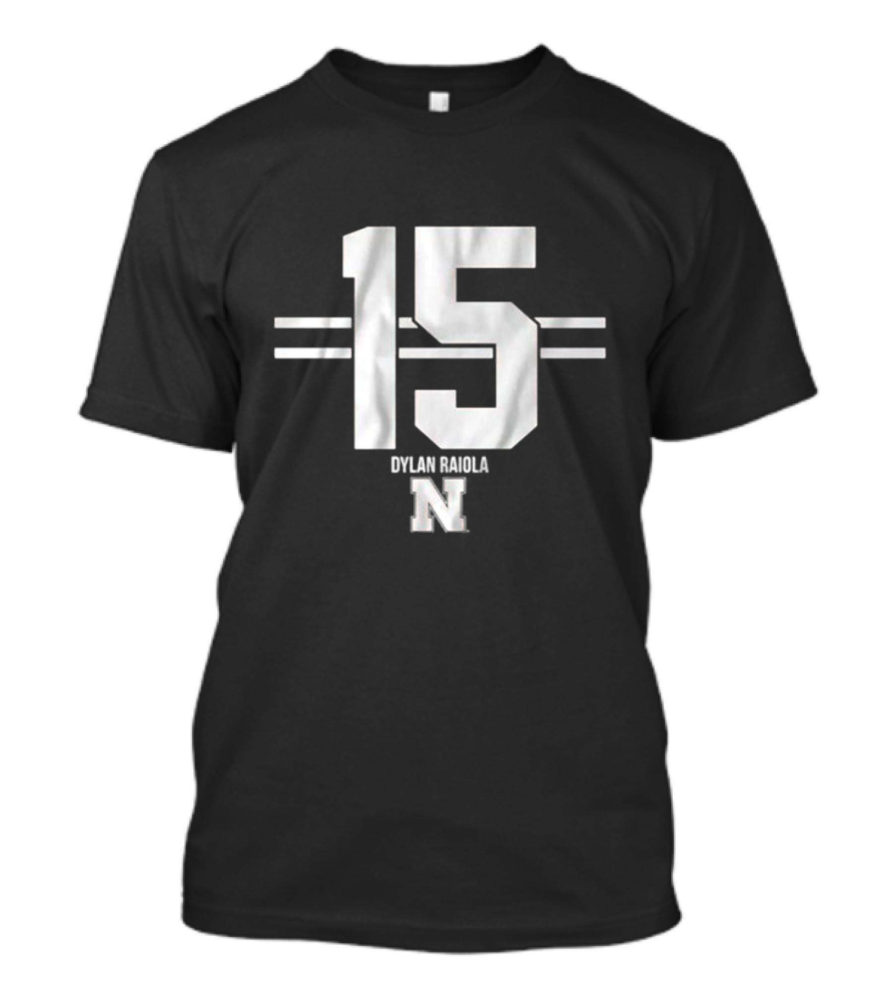 Nebraska Football 15 Dylan Raiola N Logo Fans Gear T-Shirt