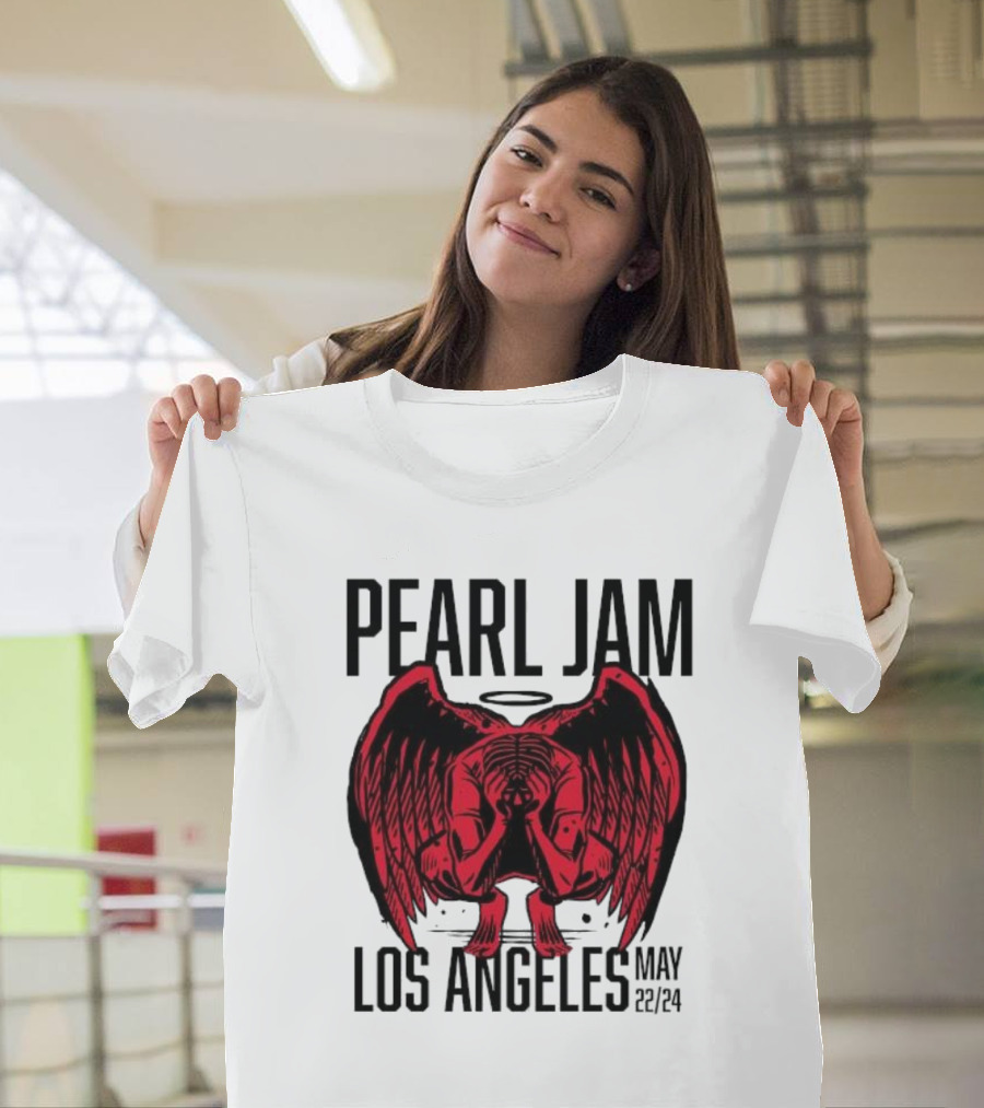 Pearl Jam Los Angeles May 22 2024 Tour Angel T-Shirt