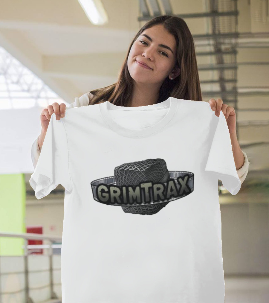 Rifftrax Grimtrax Spinning Tire T-Shirt