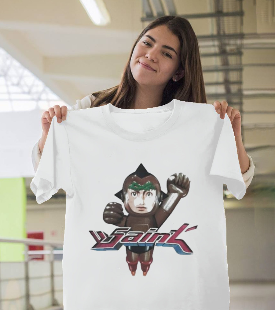 Saint Michael Astro Boy Retro Robot T-Shirt