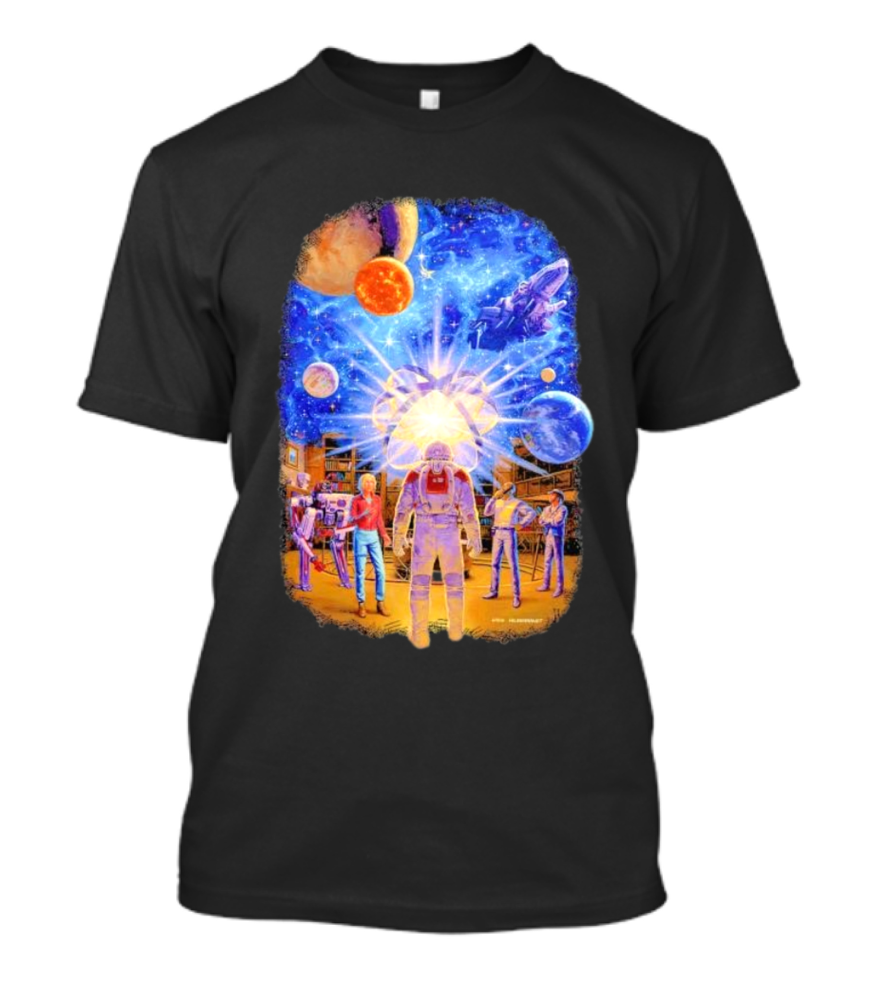 Starfield Secrets Astronaut Adventure Greg Hildebrandt Space Exploration Planets Universe T-Shirt