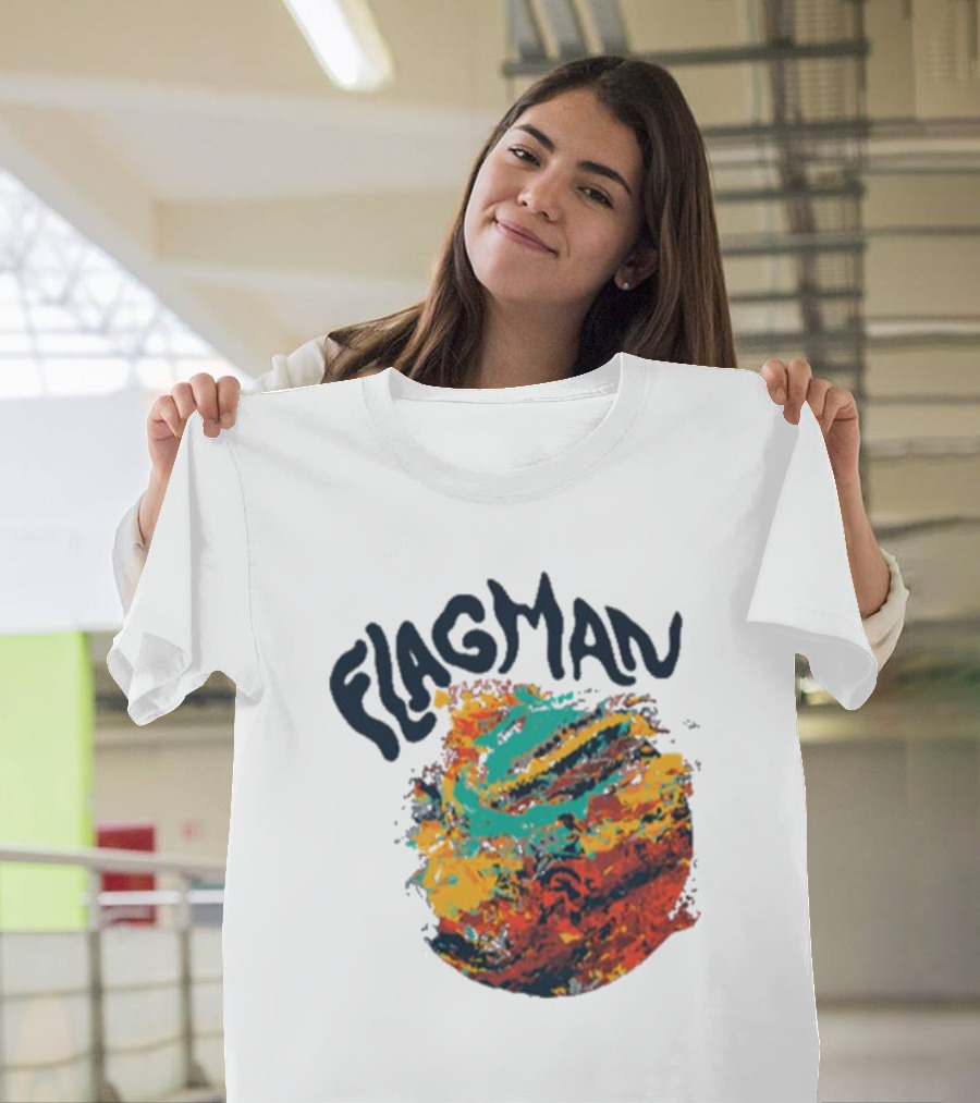FLAGMAN Swirl Vibrant Earth Hues T-Shirt