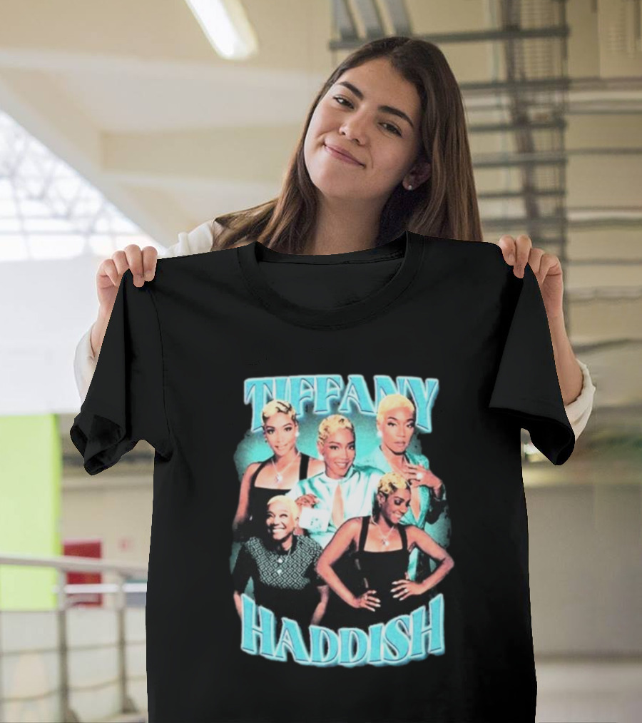 Tiffany Haddish Retro Glam Montage T-Shirt