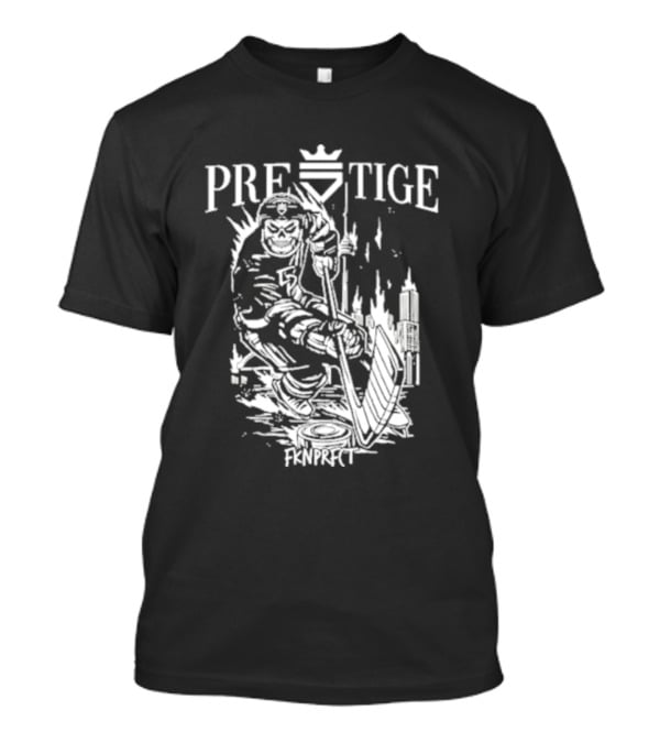 Prestige Fknprfct Toronto Hockey Player City Skyline T-Shirt