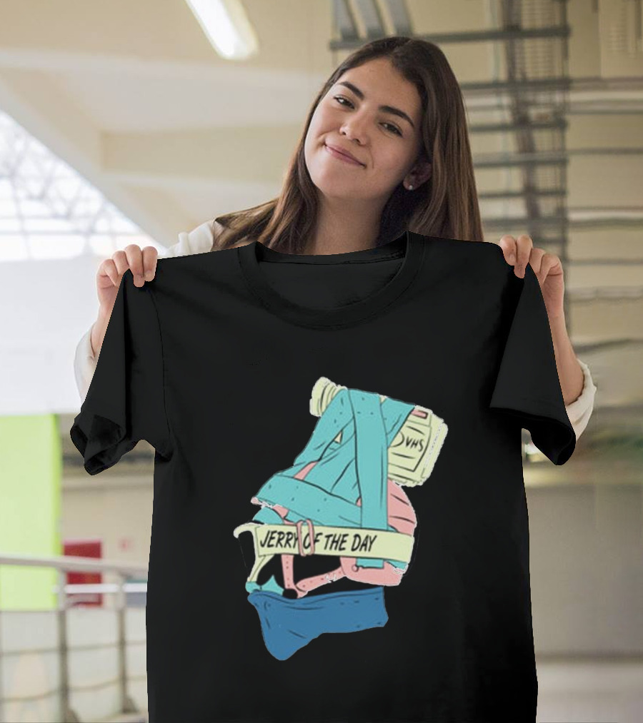 Jerry Of The Day VHS Straps Multicolor Gear T-Shirt
