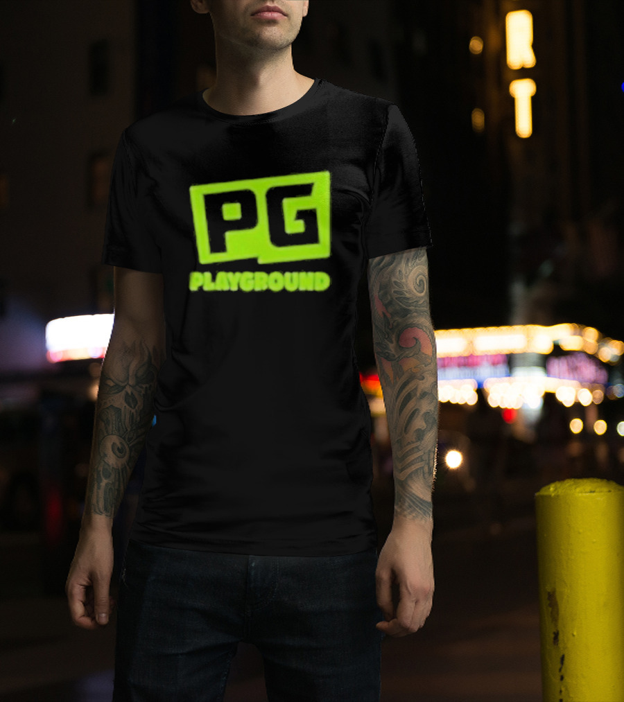 PG Playground Retro Style Block T-Shirt
