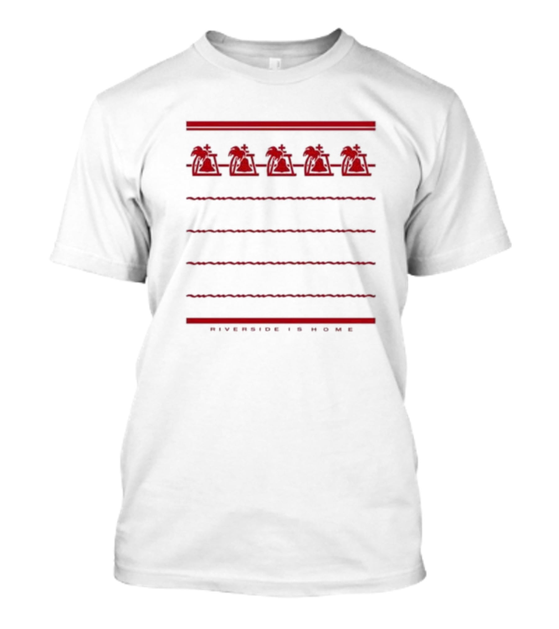 Riverside Is Home Riv-n-out Five Walking Figures T-Shirt