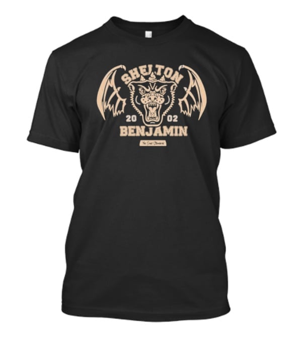 Shelton Benjamin 2002 The Gold Standard Winged Tiger T-Shirt