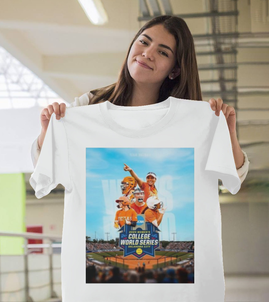 Texas Softball 2024 NCAA Women’s College World Series Oklahoma City T-Shirt