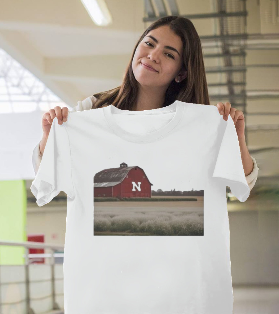 Husker Barn Nebraska Red Barn N T-Shirt