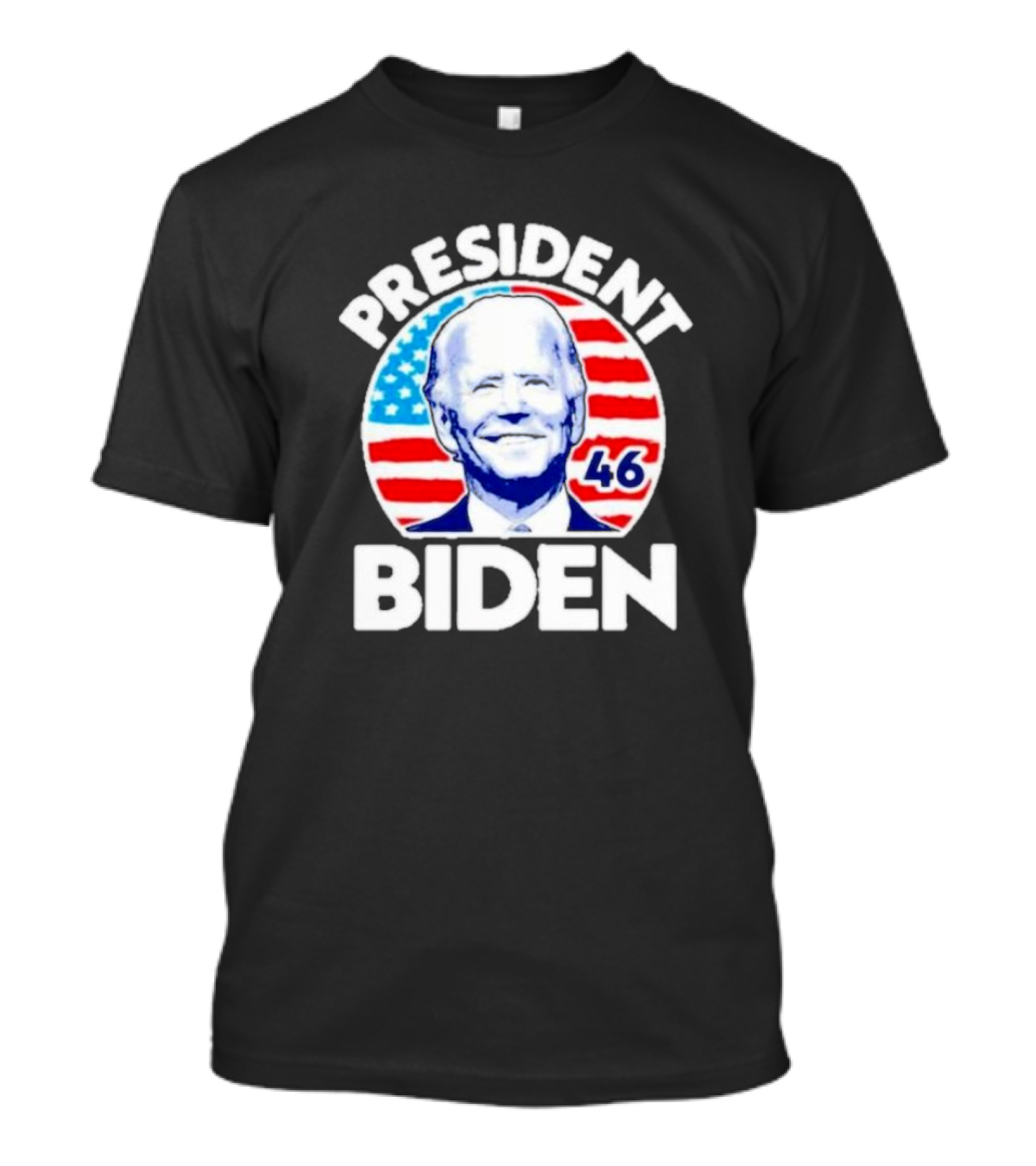 President Biden 46 American Flag T-Shirt