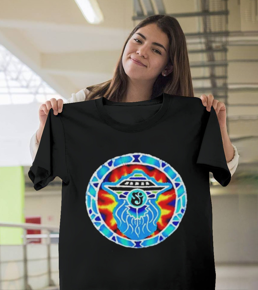 The String Cheese Incident Subterranean Vision UFO Psychedelic Mandala T-Shirt