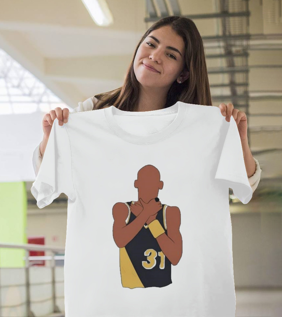 Candace Parker Reggie Miller 31 Gesture Basketball Fan T-Shirt