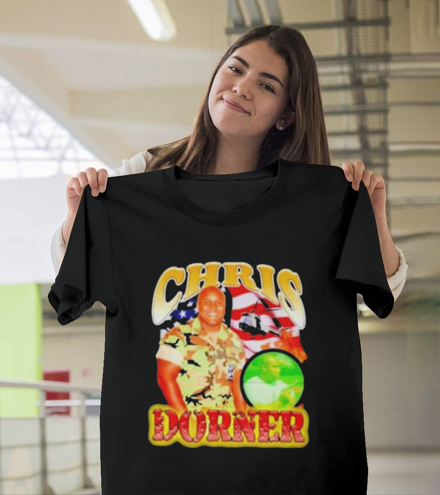 CHRIS DORNER USA Helicopter Camouflage T-Shirt