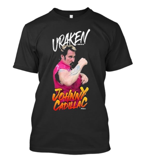 Uraken Johnny Cadillac Martial Arts Enthusiast With Dynamic Pose And Bold Colors T-Shirt
