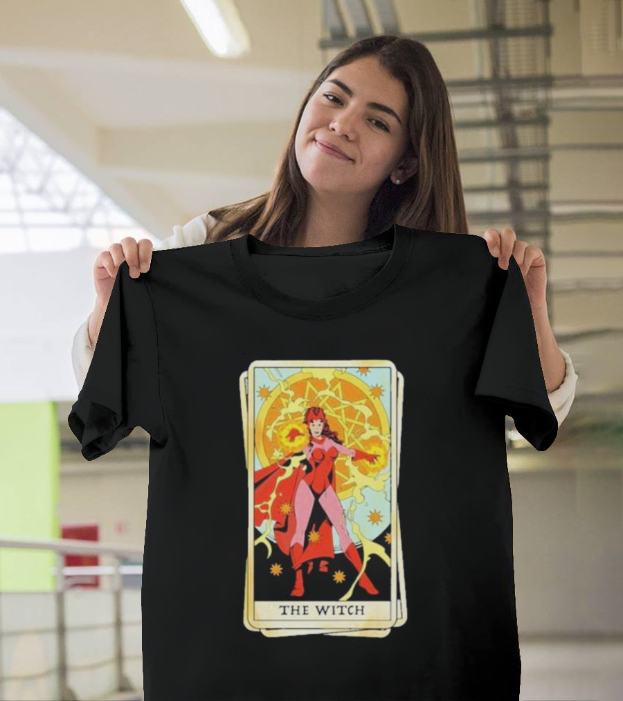 Tarot Card Featuring Scarlet Witch As The Witch T-Shirt