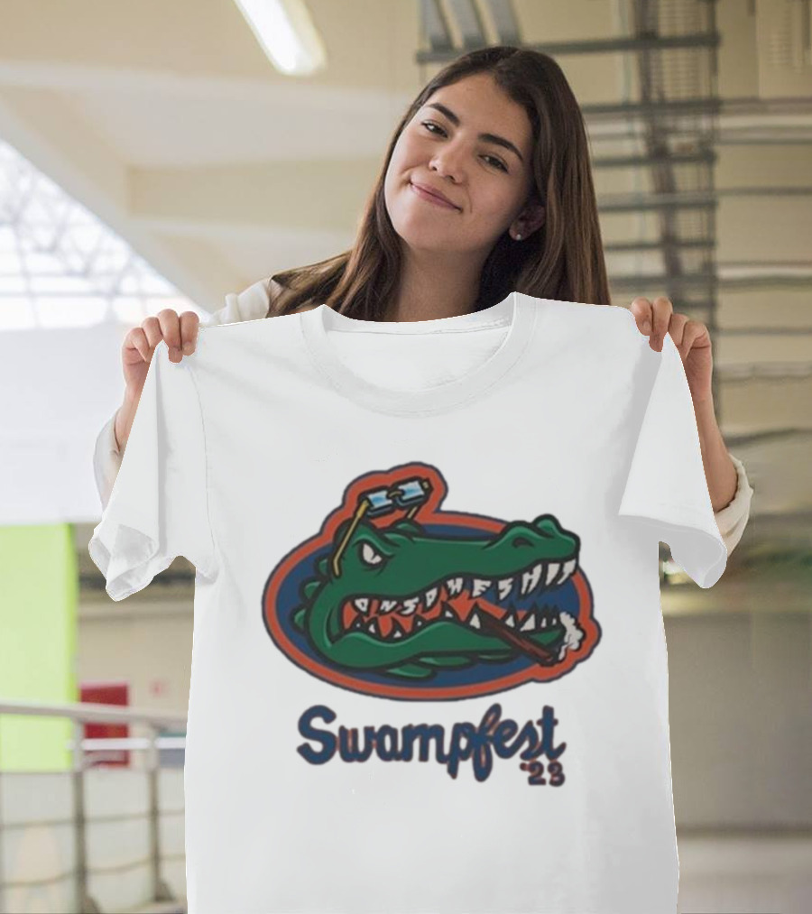 Adam22 Swampfest 23 Gator Smoking Cigar T-Shirt
