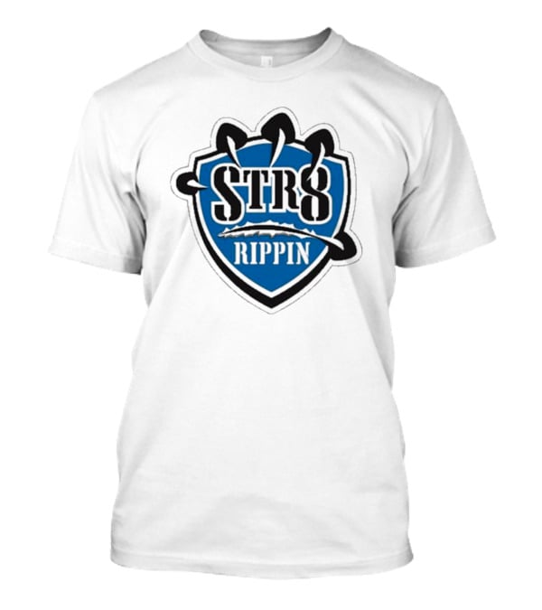Jake Lucky STR8 Rippin Gaming Esports Team Badge T-Shirt