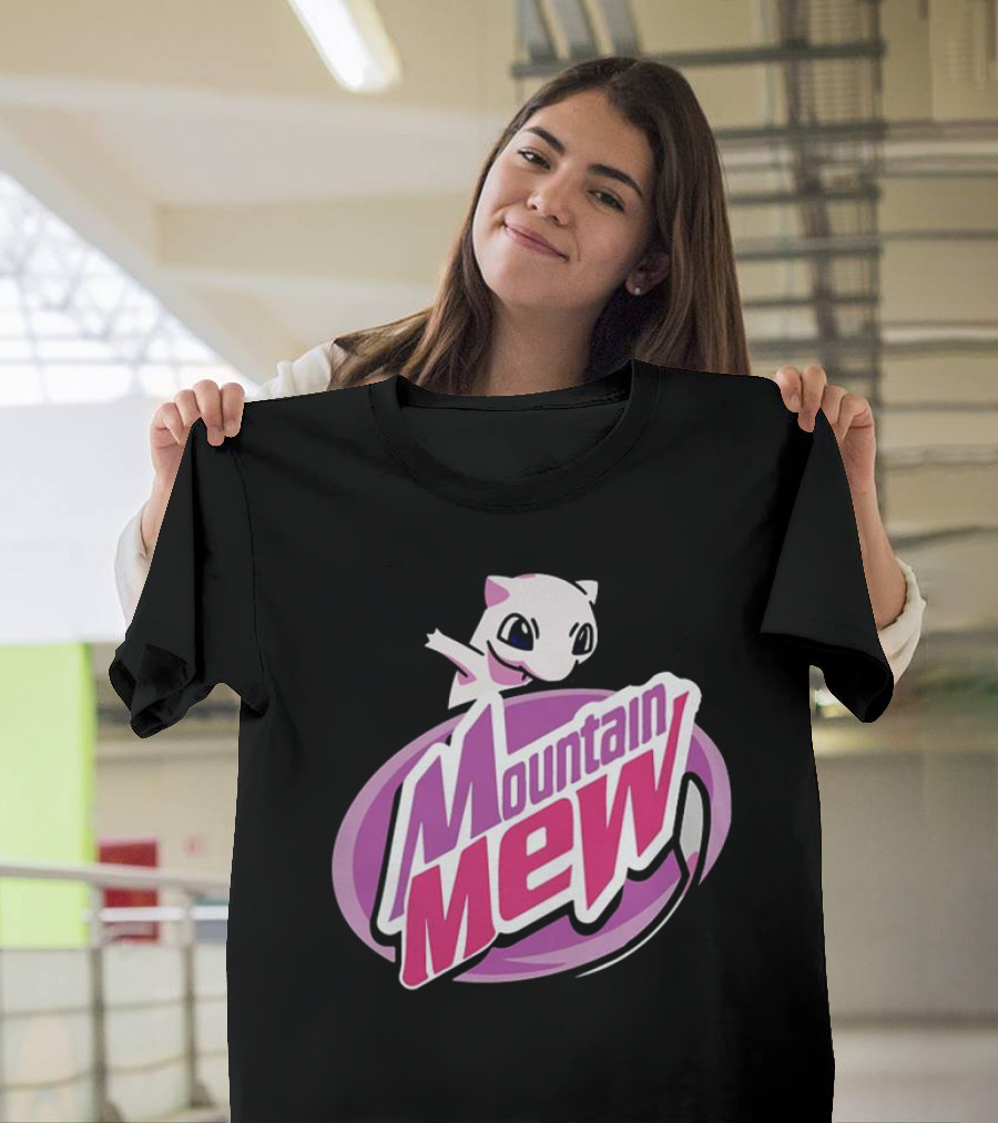 Mountain Mew Pokemon Go Mewtwo Parody Mountain Dew T-Shirt