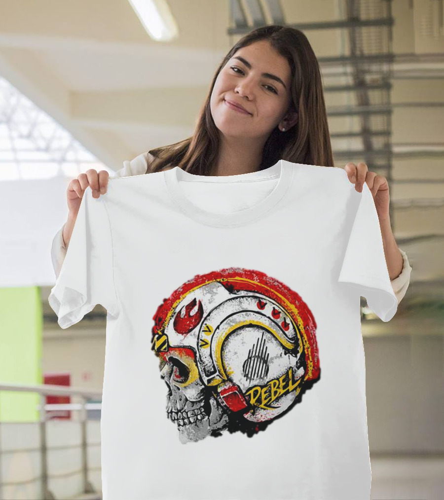 Star Wars Rebel Skull Helmet T-Shirt