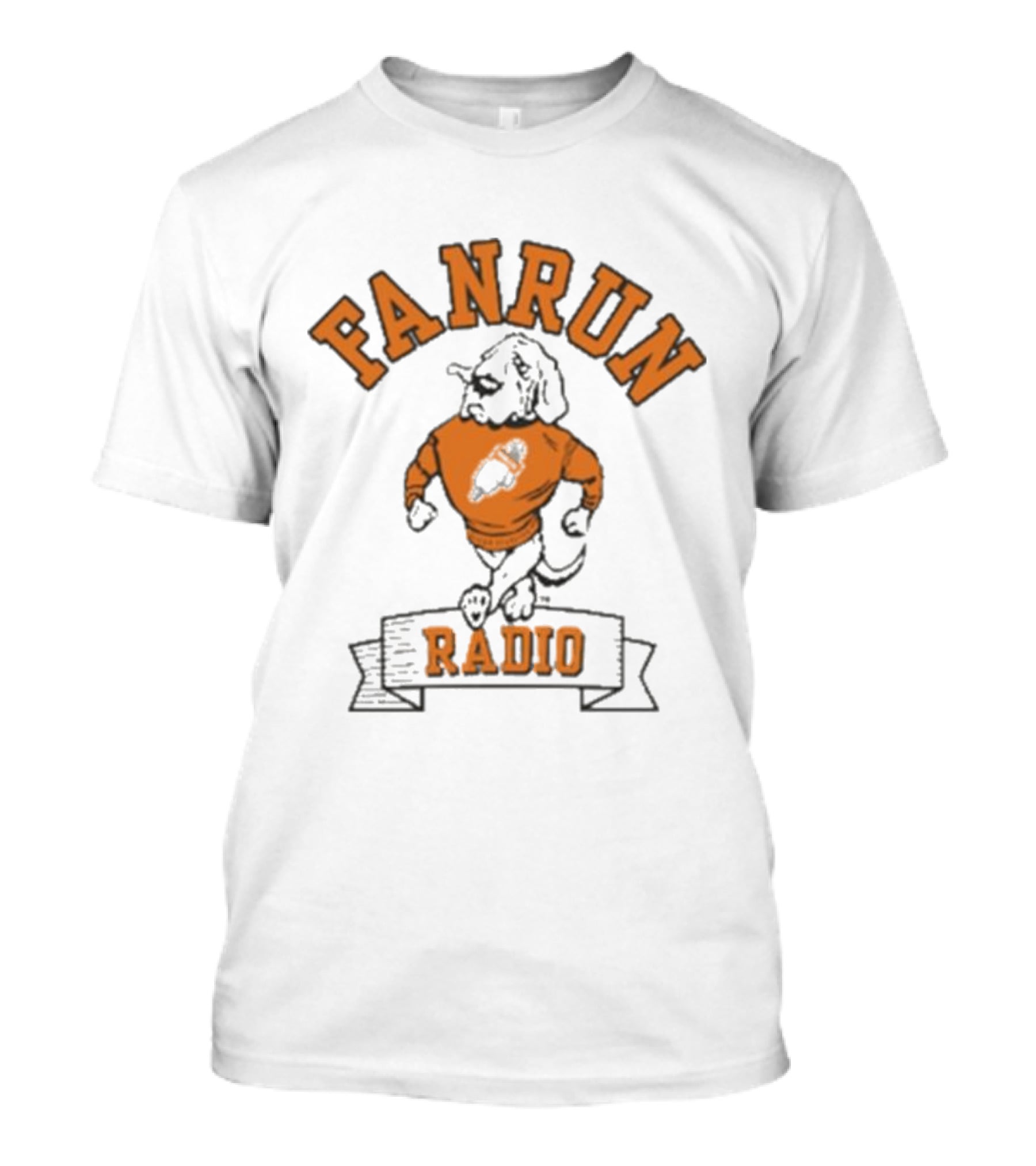 Fanrun Radio Smokey Cream Mascot T-Shirt