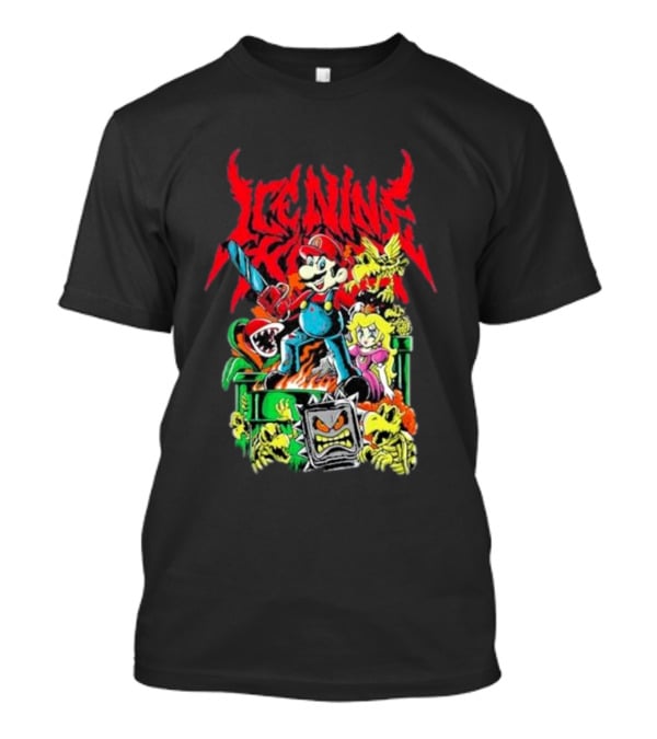 Ice Nine Kills Party Of Darkness Mario Horror Mashup T-Shirt