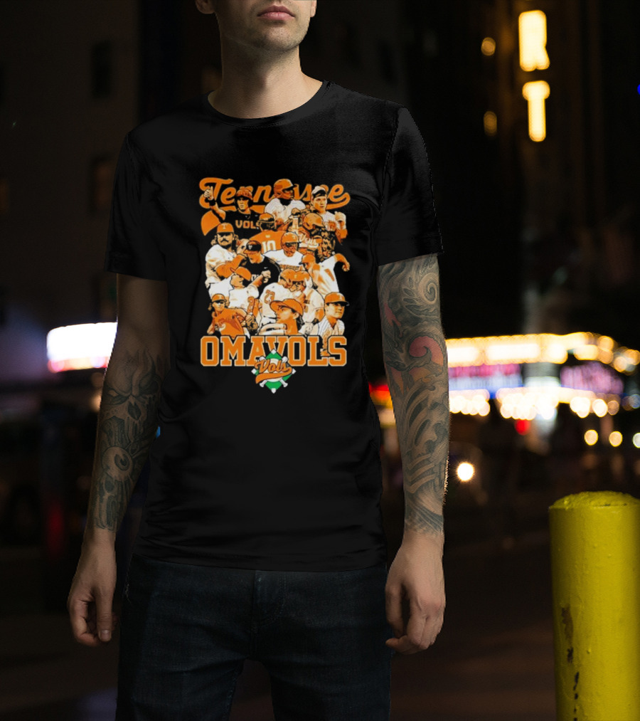 Tennessee Omavols Vols Baseball Team Players T-Shirt