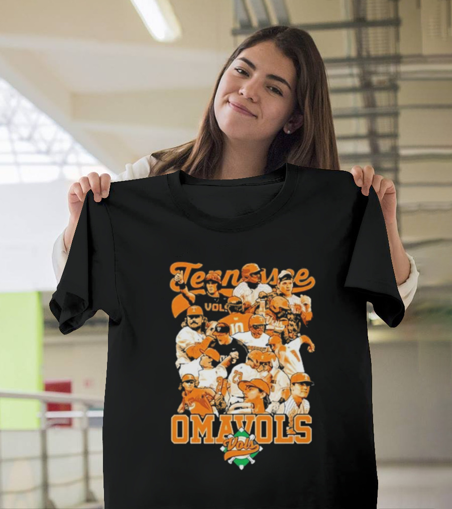 Tennessee Omavols Vols Baseball Team Players T-Shirt