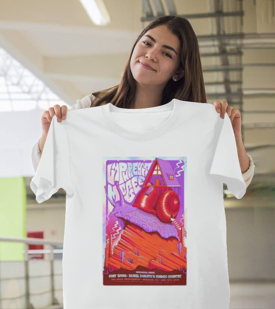 Umphrey’s McGee Red Rocks Amphitheatre June 15 2024 Cory Wong Daniel Donato's Cosmic Country House on Snail T-Shirt