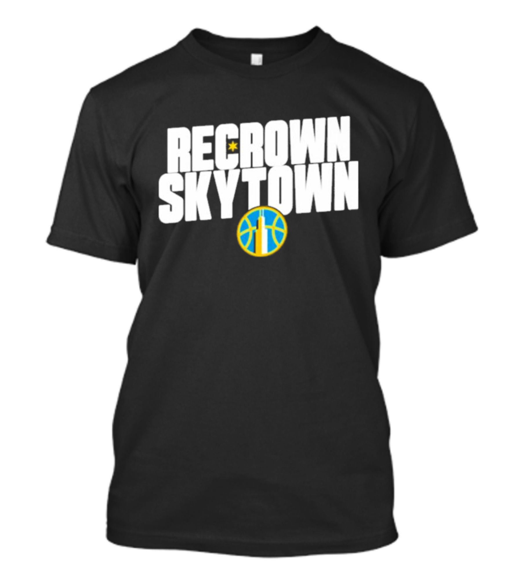 Recrown Skytown Basketball Skyline Star T-Shirt