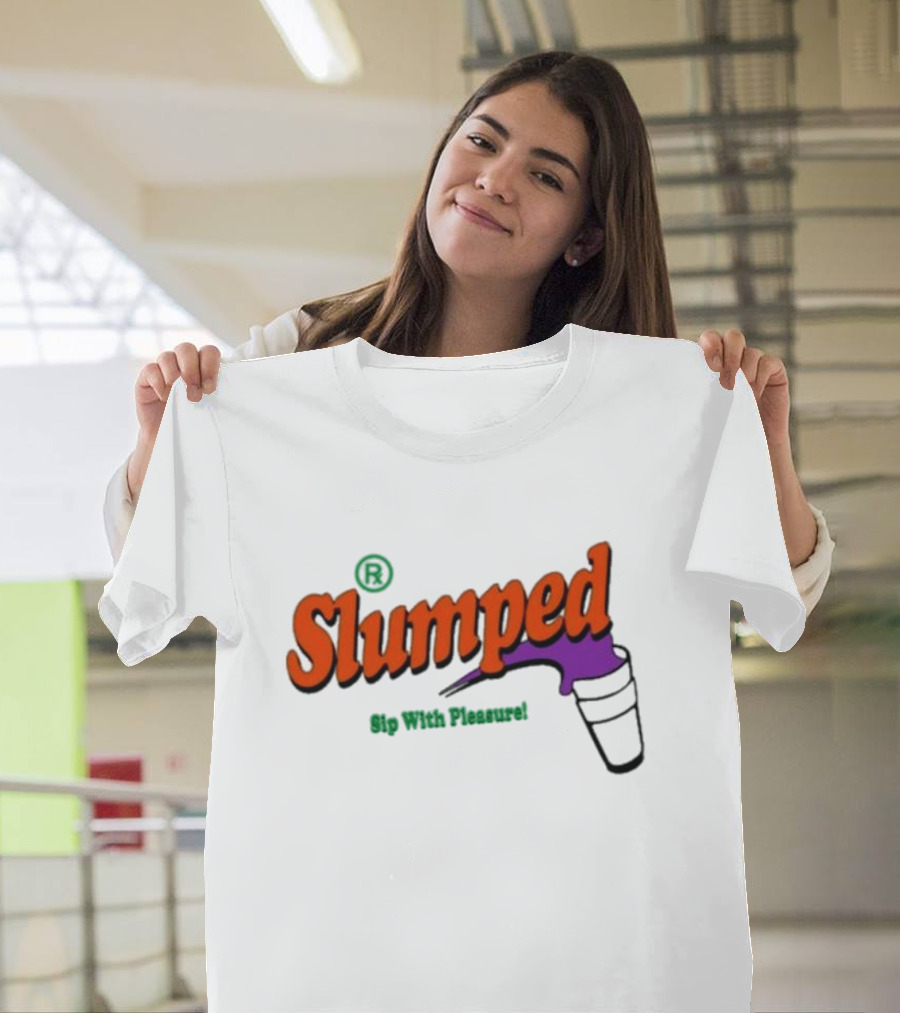 Slumpedboyz Newport Sip With Pleasure Slumped Cup T-Shirt