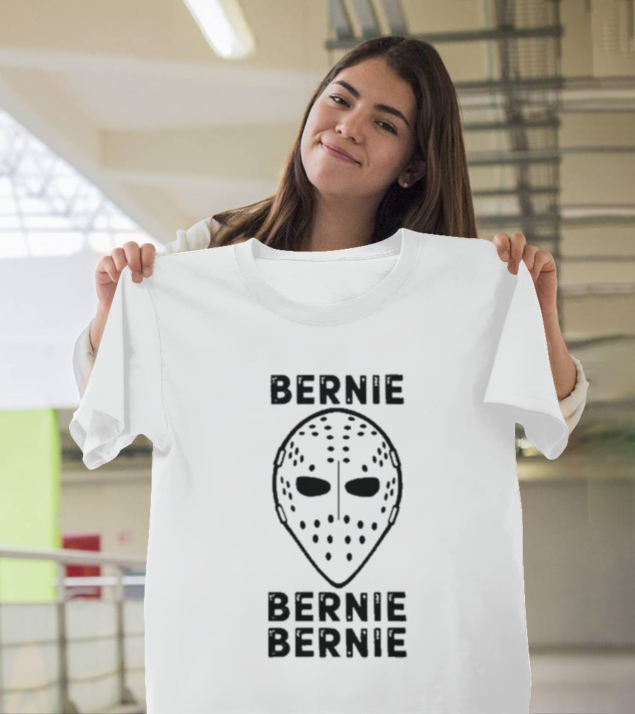 BERNIE BERNIE BERNIE Hockey Mask T-Shirt