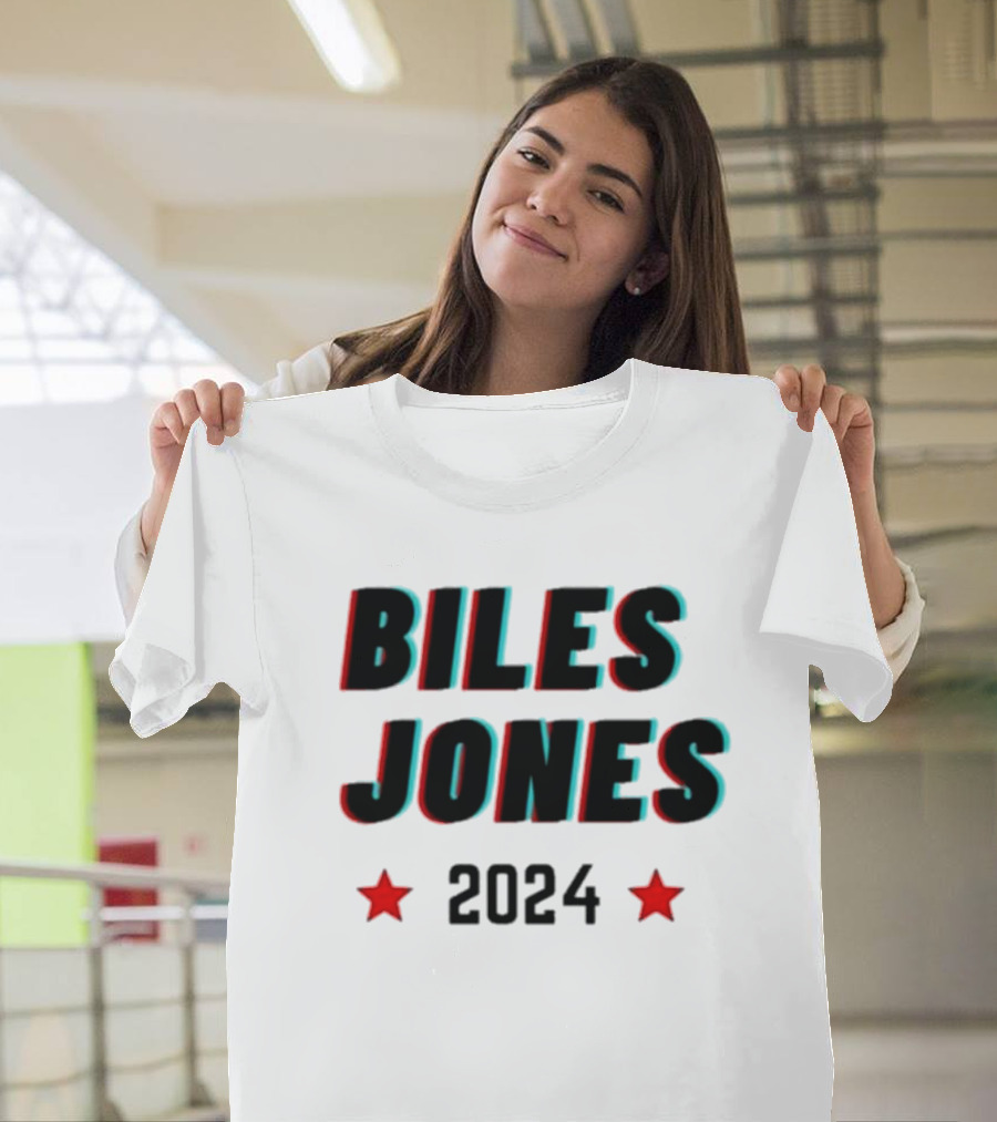 Biles Jones 2024 Election Stars T-Shirt