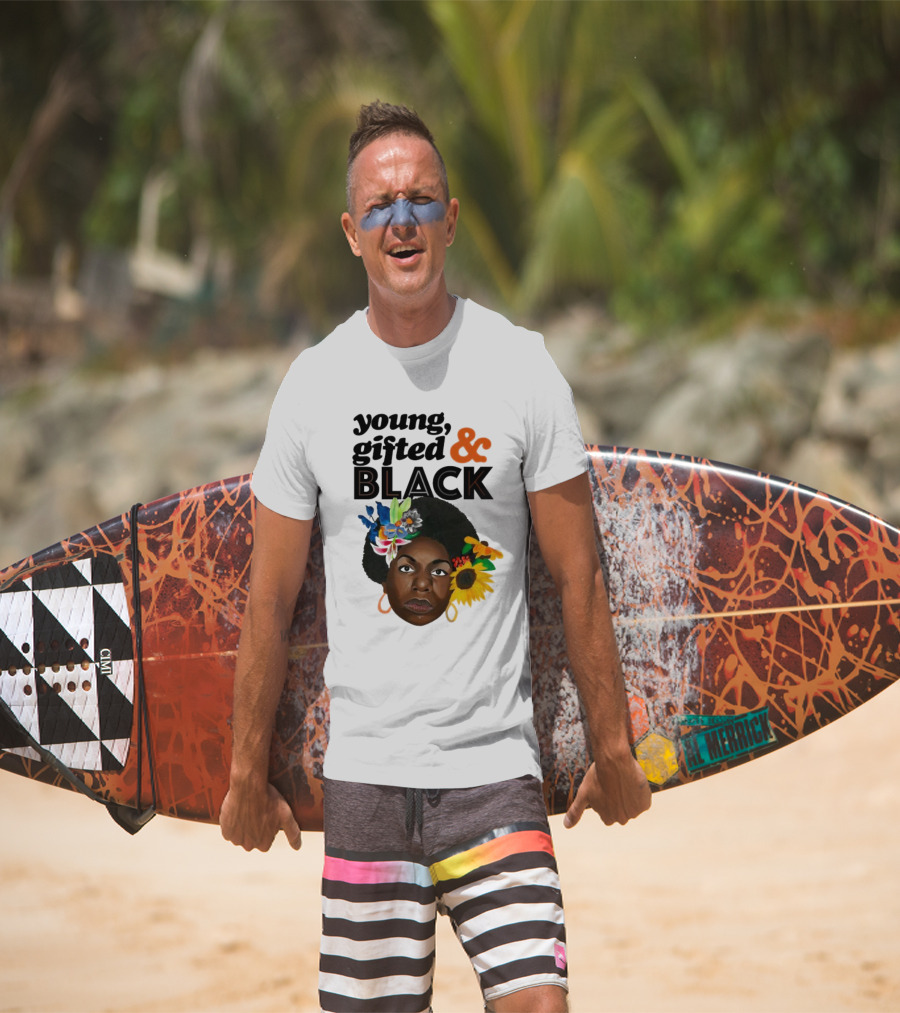 Young Gifted And Black Nina En Printemps T-Shirt