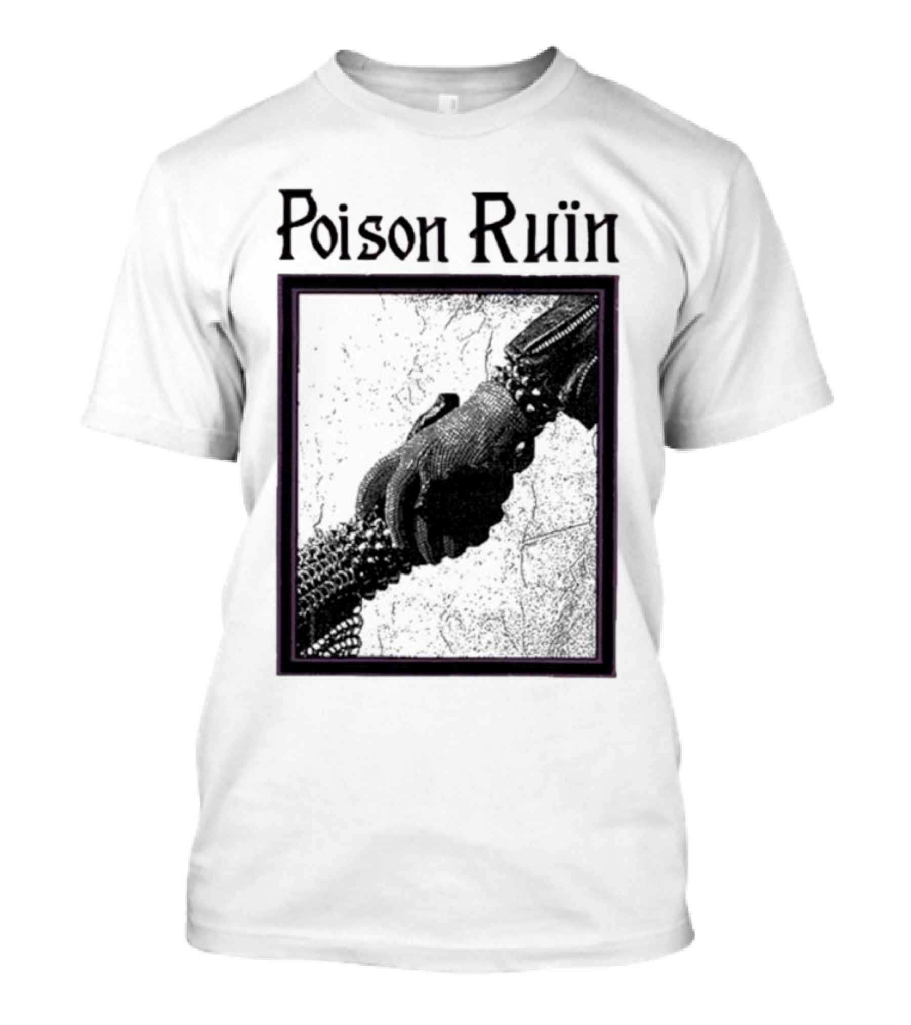 Poison Ruïn Medieval Chainmail Handshake Confrere T-Shirt