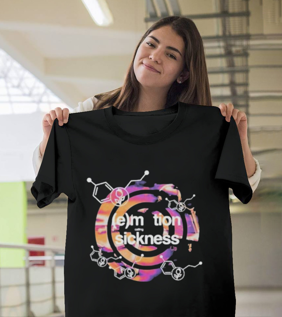 E Motion Sickness With Dine Alone Psychedelic Chemistry Vibes T-Shirt