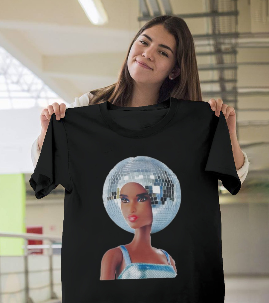 Discodiva Daytrip Ready Mirror Ball Glam Elegance T-Shirt