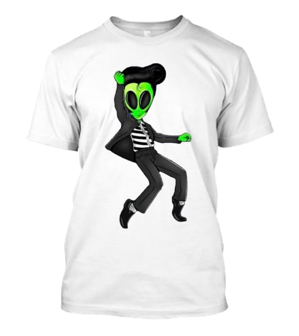 Jailhouse Rock Alien Elvis Presley Dance T-Shirt