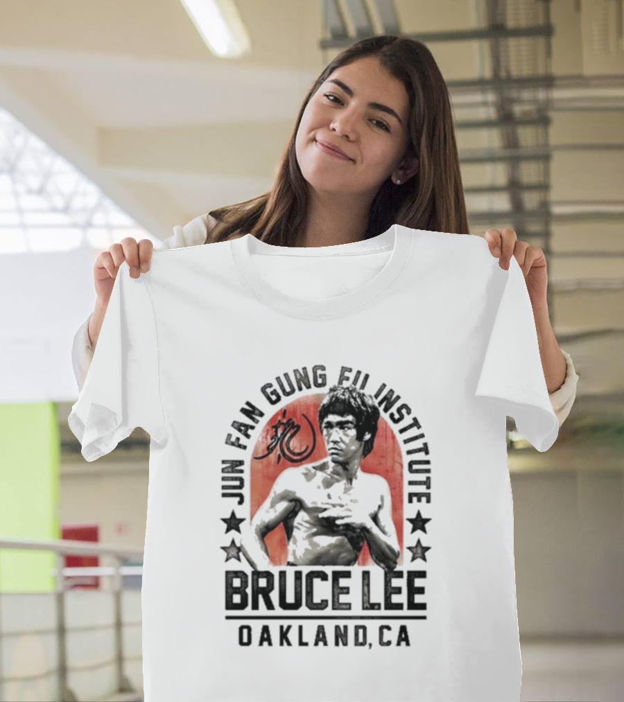 Bruce Lee Jun Fan Gung Fu Institute Oakland CA Martial Arts Legacy T-Shirt