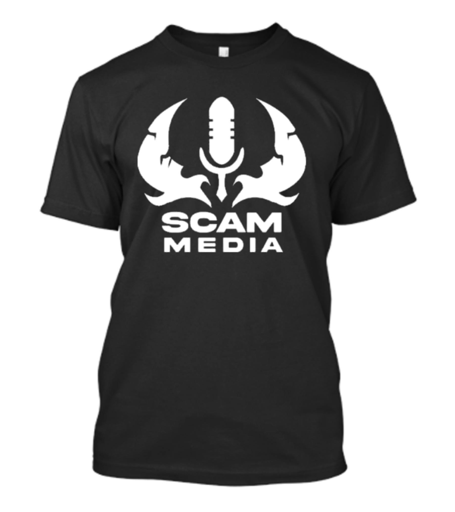 Scam Media Microphone Mandalorian Mythosaur T-Shirt