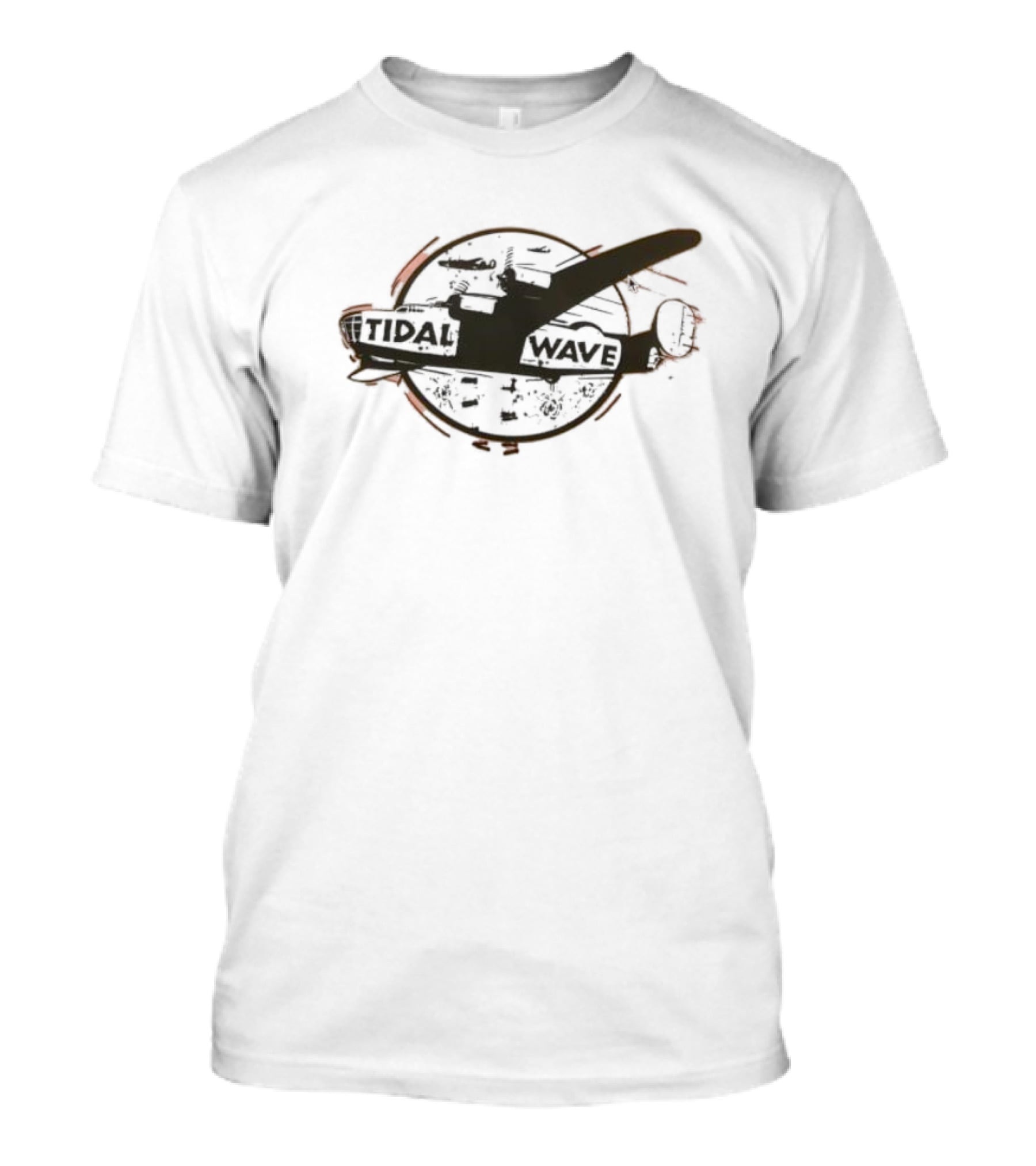 Tidal Wave Plane War Bomber Mission Emblem T-Shirt